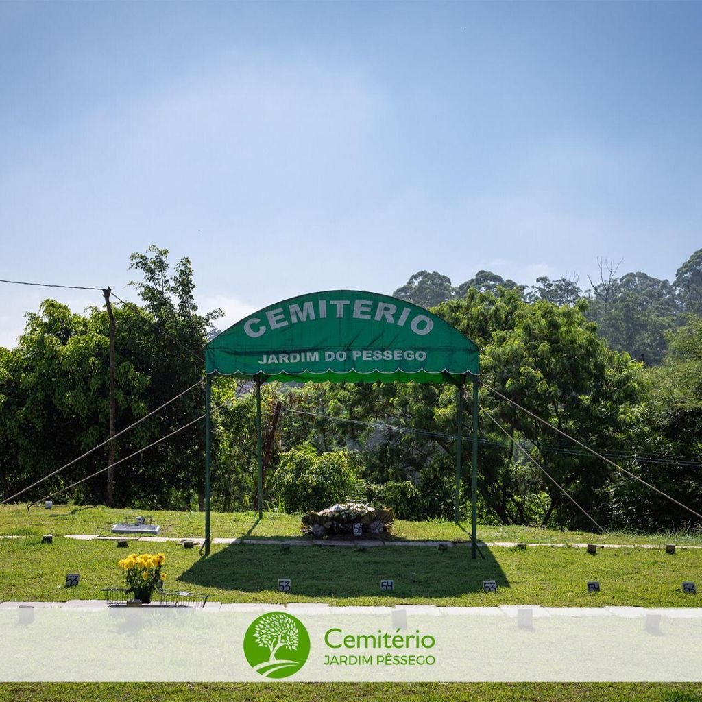 TENDA PARA SEPULTAMENTO CEMITÉRIO JARDIM DO PESSEGO